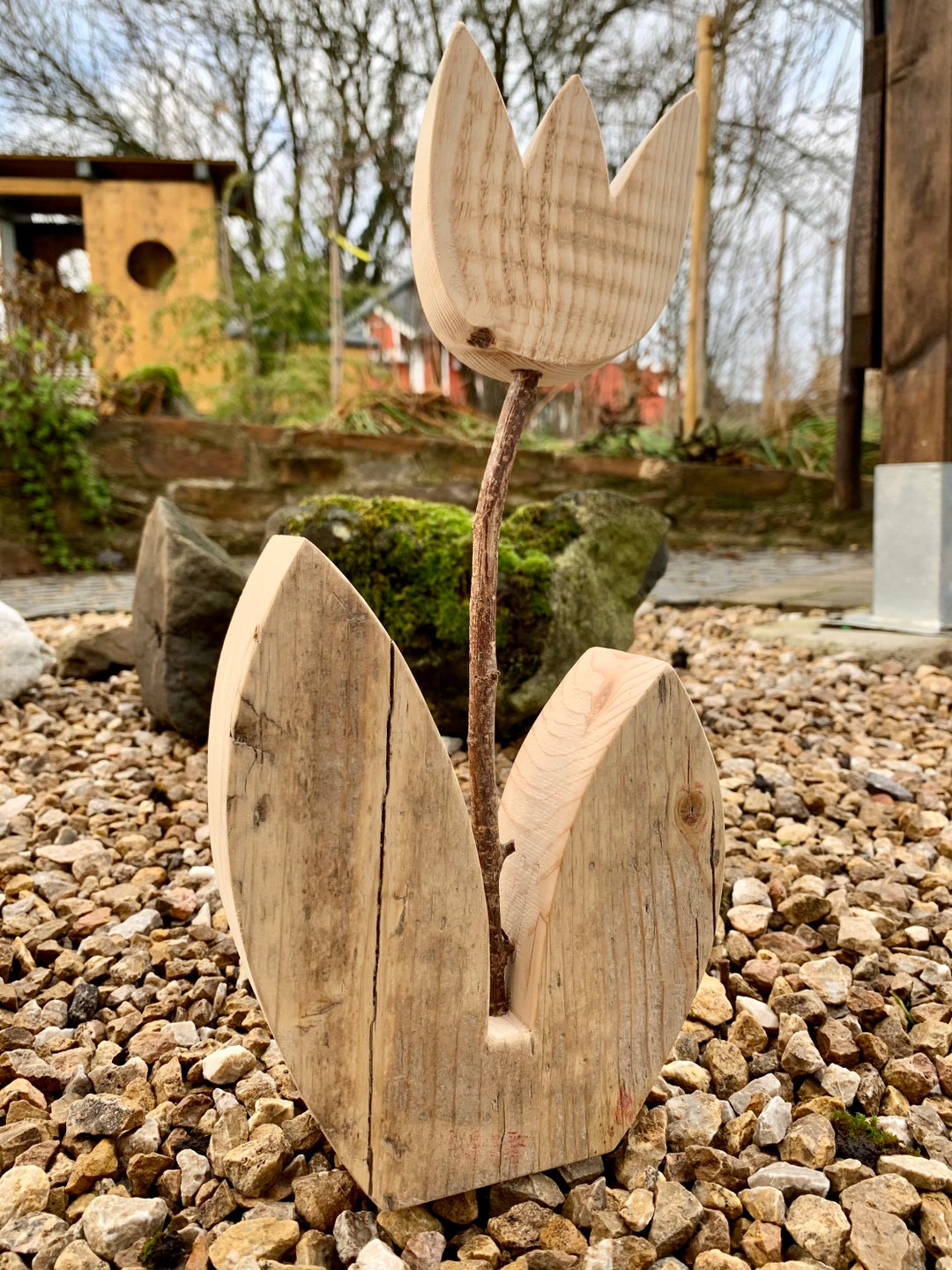Tulpe Blume Gerüstbohle Holzdeko Frühling Ostern Etsy.de