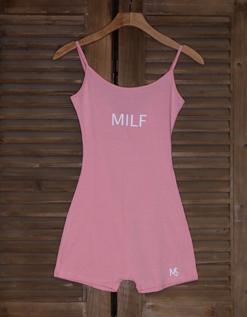 Pink Spring Short Body Suit MILF Money