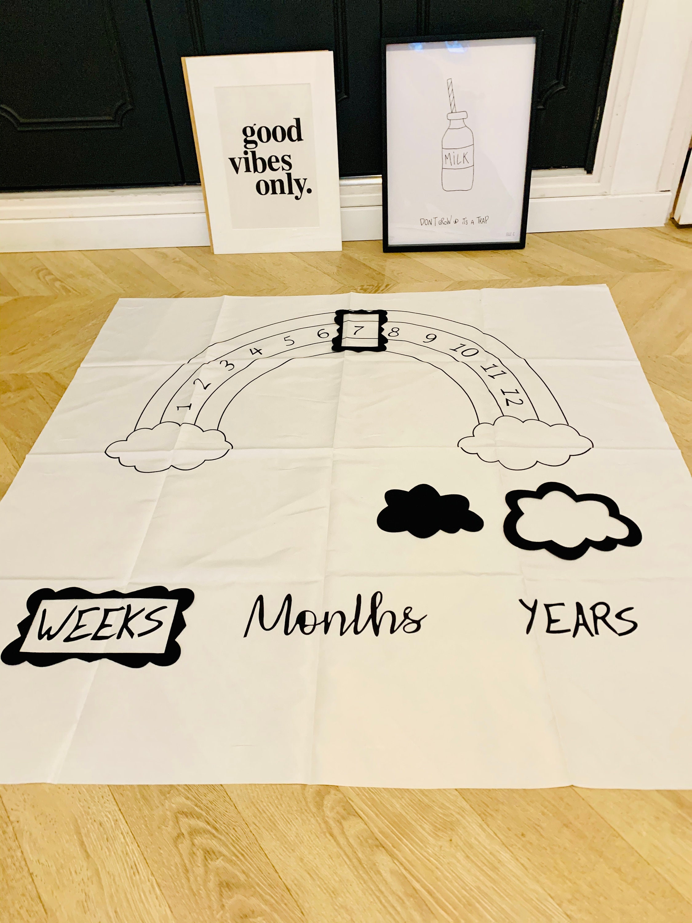 Memory Photo Mat Baby Sheet Milestone Blanket Growth Etsy UK