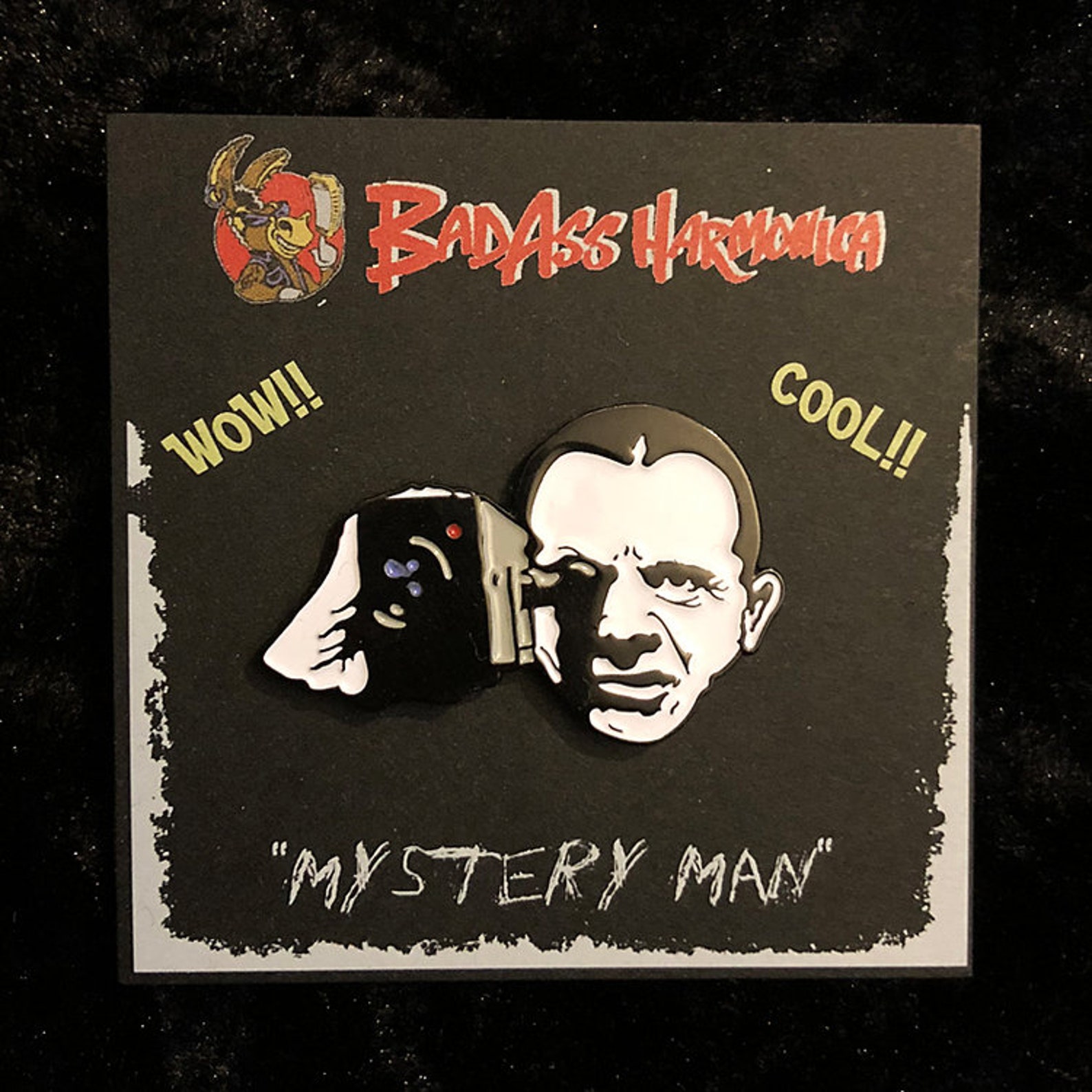 Lost Highway Mystery Man enamel pin David Lynch Etsy