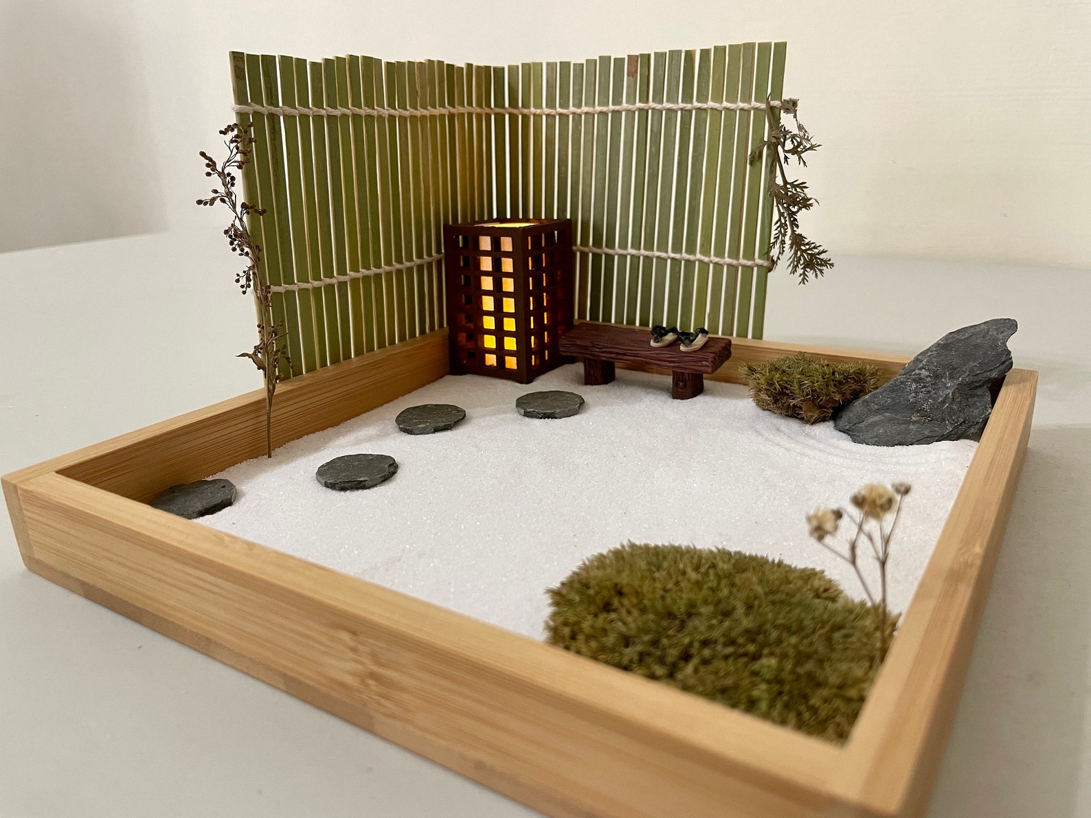 Jardín Zen interior o Mini tsubo-niwa Jardín Zen | Etsy