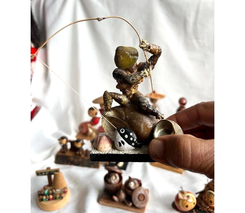 Miniature Japanese Fisherman - Etsy