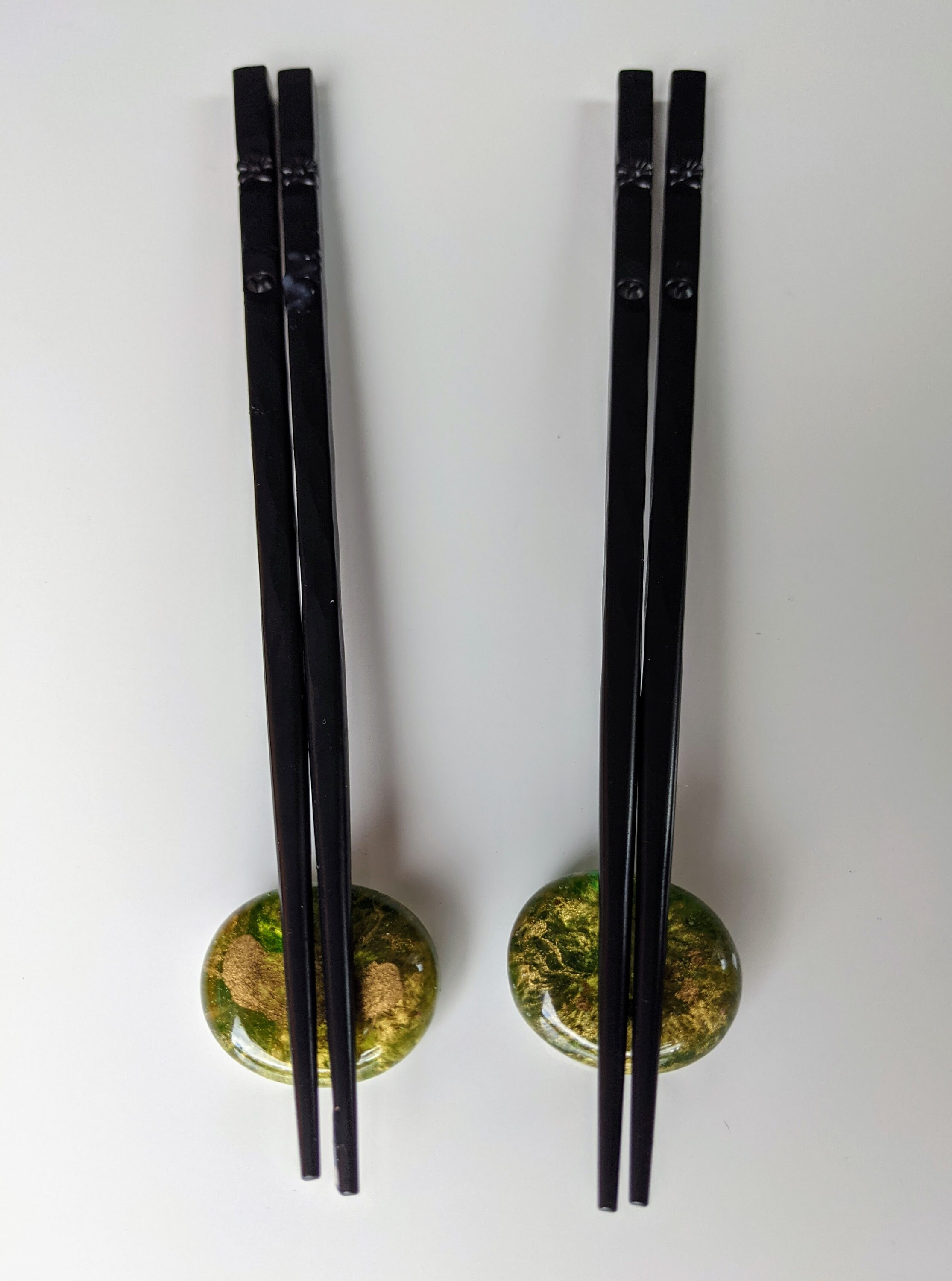 Chopstick Rest Made With Epoxy Resin Galaxy Chopstick Holder Etsy