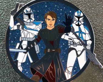Anakin and the Clones Fantasy Pin