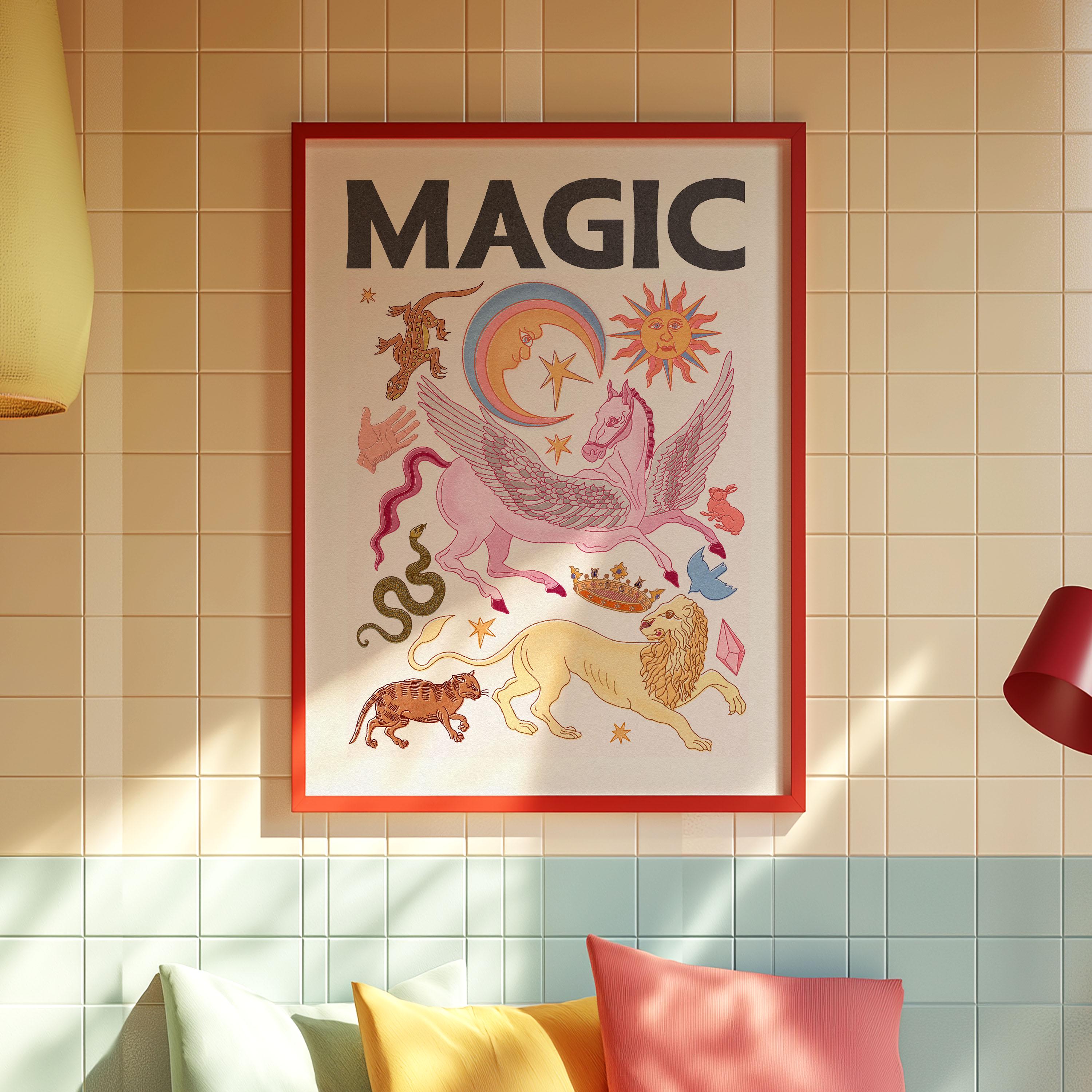 Magic Art Print - Celestial, Cosmic, Mystical - A4 and A3 Print
