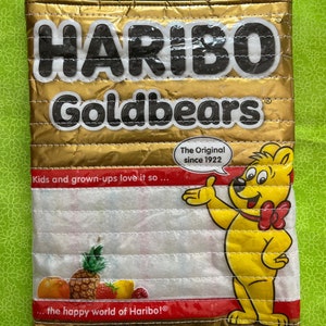 Homemade Vinyl Haribo Goldbears Candy Zipper Pouch