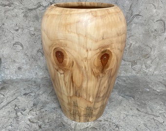 Cornish Monkey Puzzle Ornamental Vase - Wooden Vase