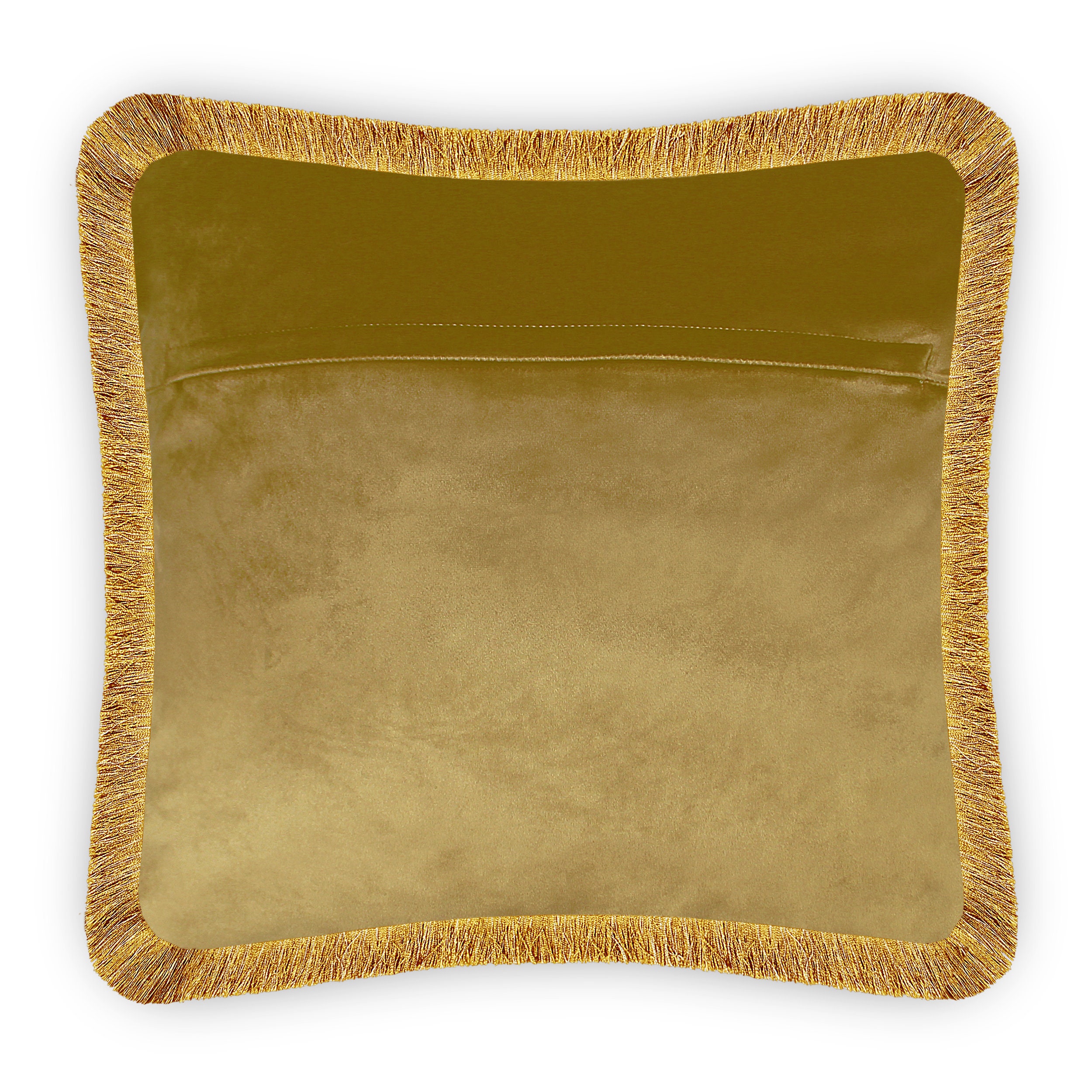Gold Velvet Cushion Cover Embroidery Iconic Baroque Motif Etsy