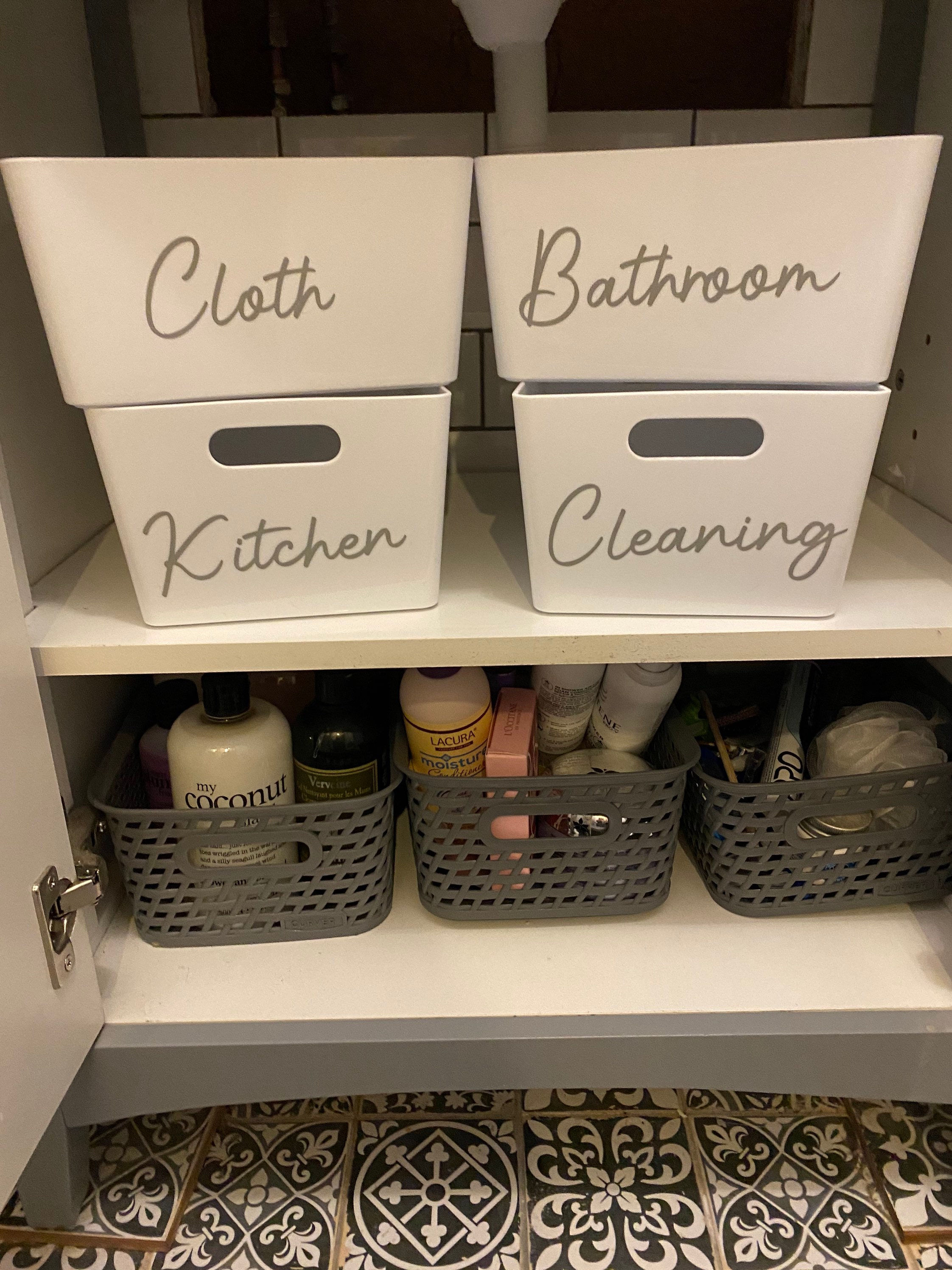 Personalised Mrs Hinch / Cleaning Caddy Label Etsy UK