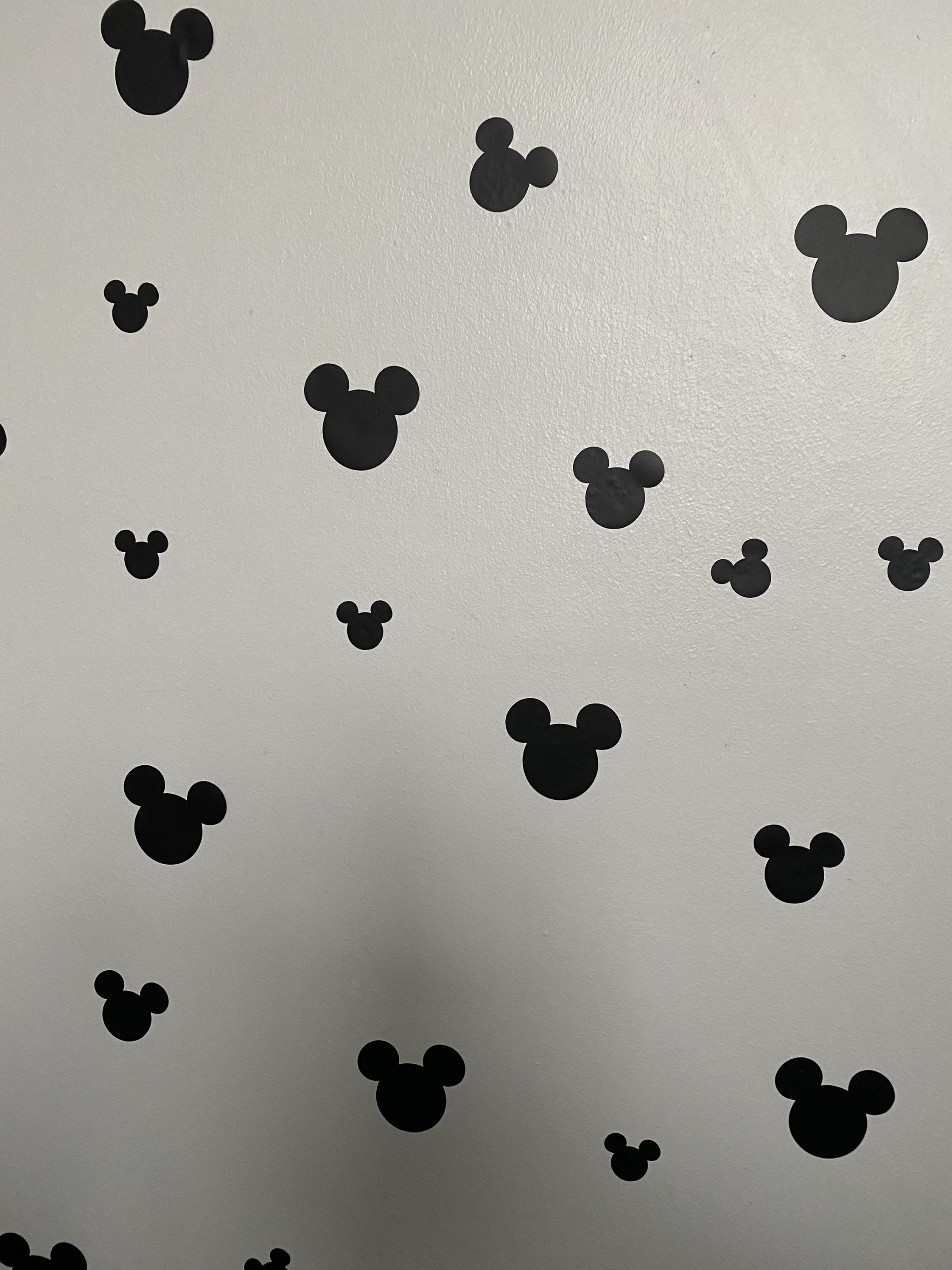 Mickey Mouse Removable Vinyl Wall Decals / Stickers Etsy UK