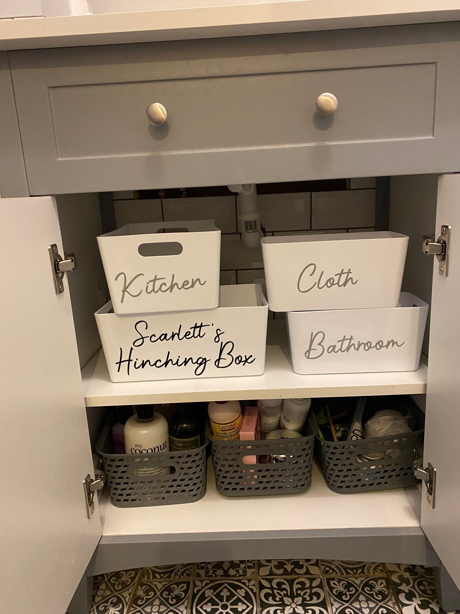 Personalised Mrs Hinch / Cleaning Caddy Label Etsy UK