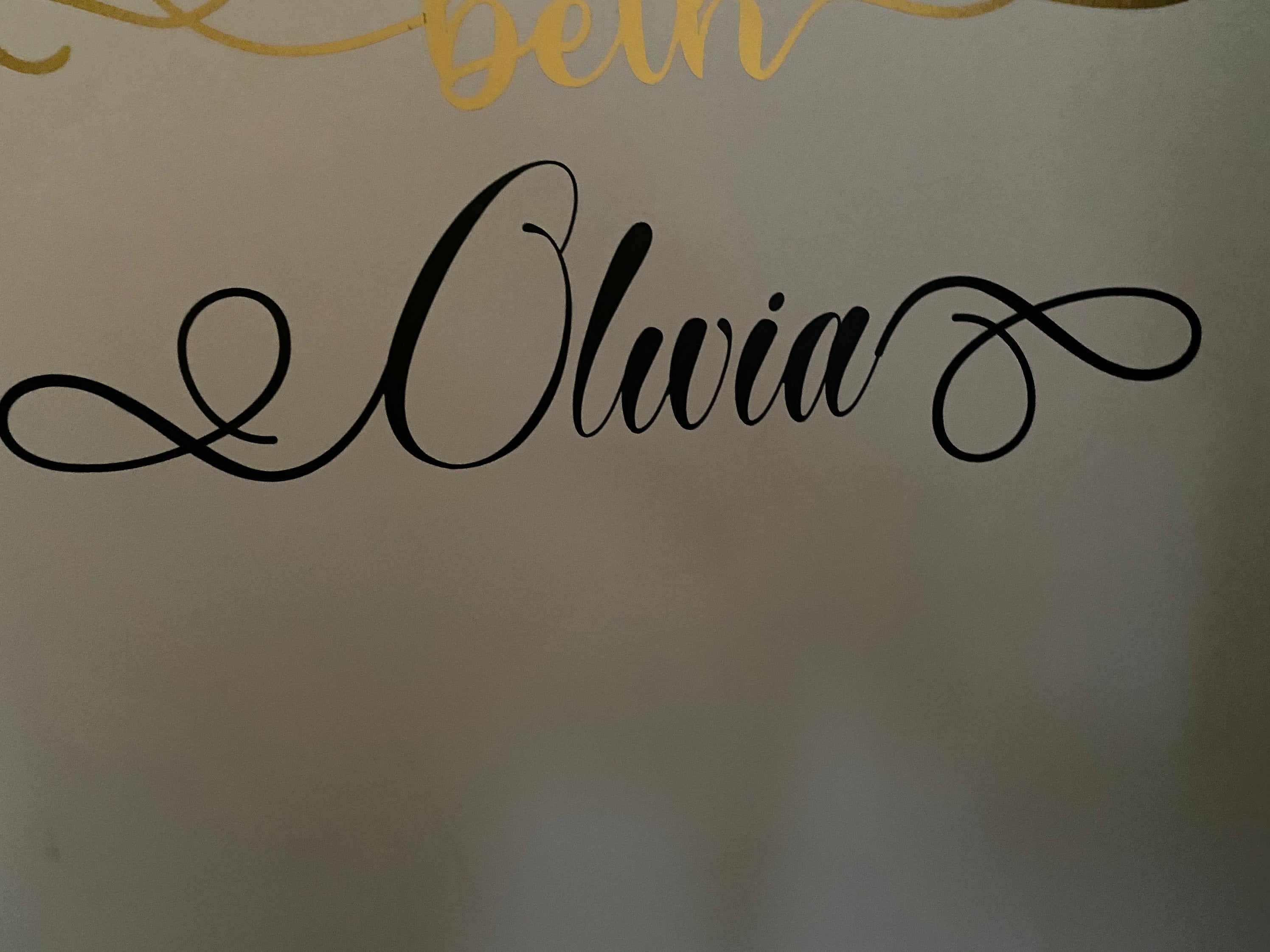 Personalised Name Wall Decor Vinyl Decal / Sticker Etsy