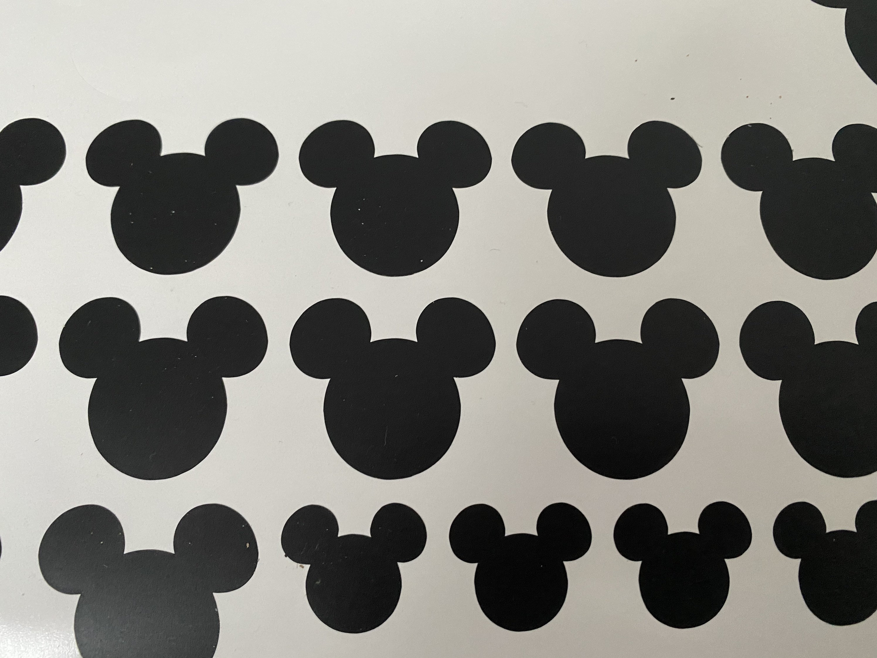 Mickey Mouse Removable Vinyl Wall Decals / Stickers Etsy UK