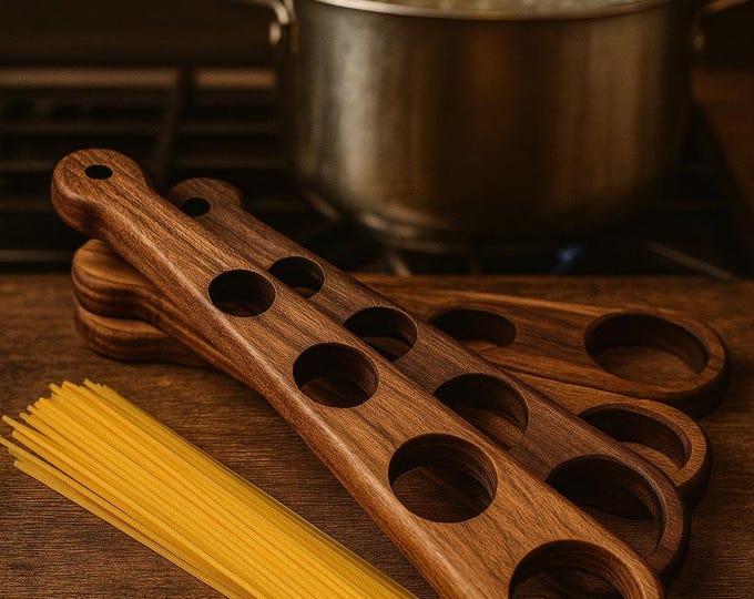 Spaghetti Serving Measurer – Pasta Portion Tool – Wooden Spaghetti Measure – Handmade Kitchen Utensil – Portion Control Tool