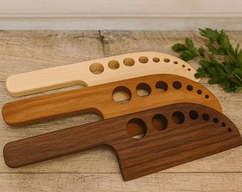 Herb Stripper: Kitchen Tool in Maple, Cherry, or Walnut