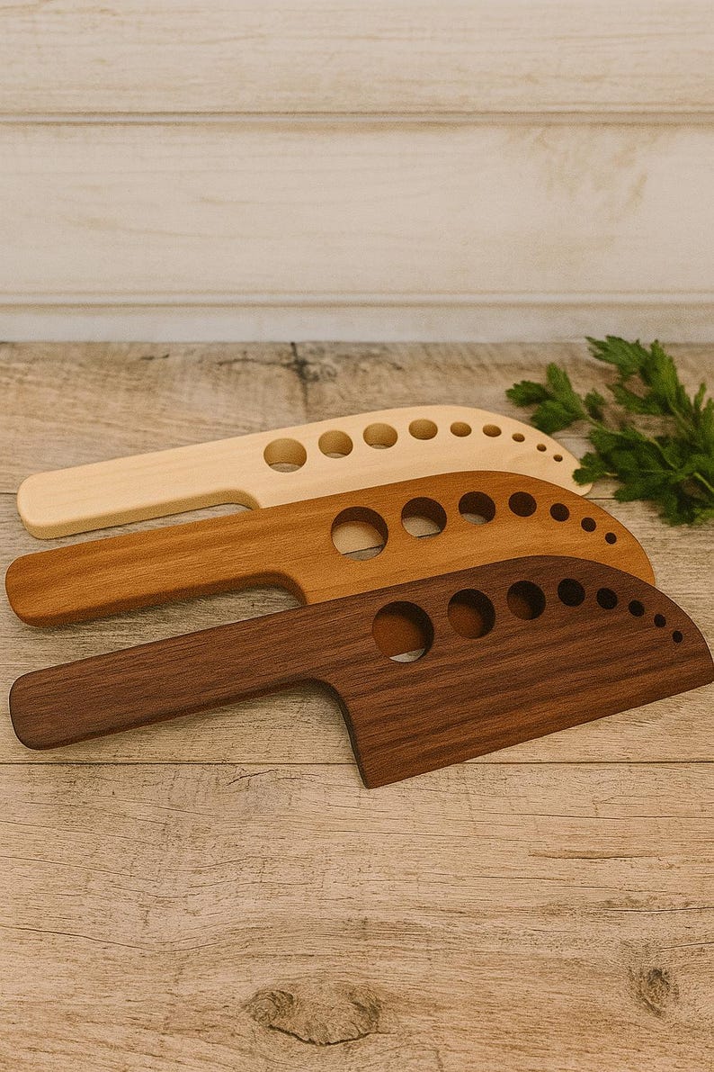 Maple, Cherry, Walnut Herb Stripper: Kitchen Tool