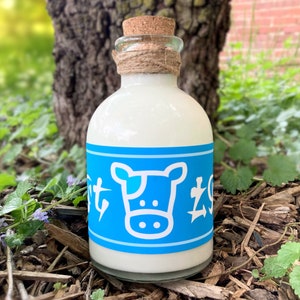 Milk Bottle - Lon Lon Ranch - Cosplay Prop - Video Game Replica - Health Drink - 18oz Glass Bottle