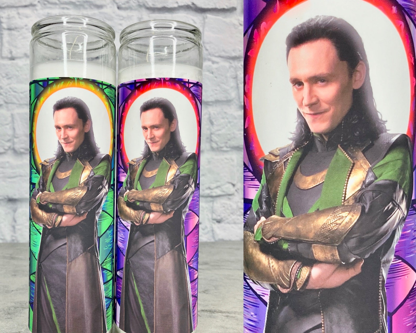 LOKI Prayer Candles Marvel MCU God of Mischief Etsy