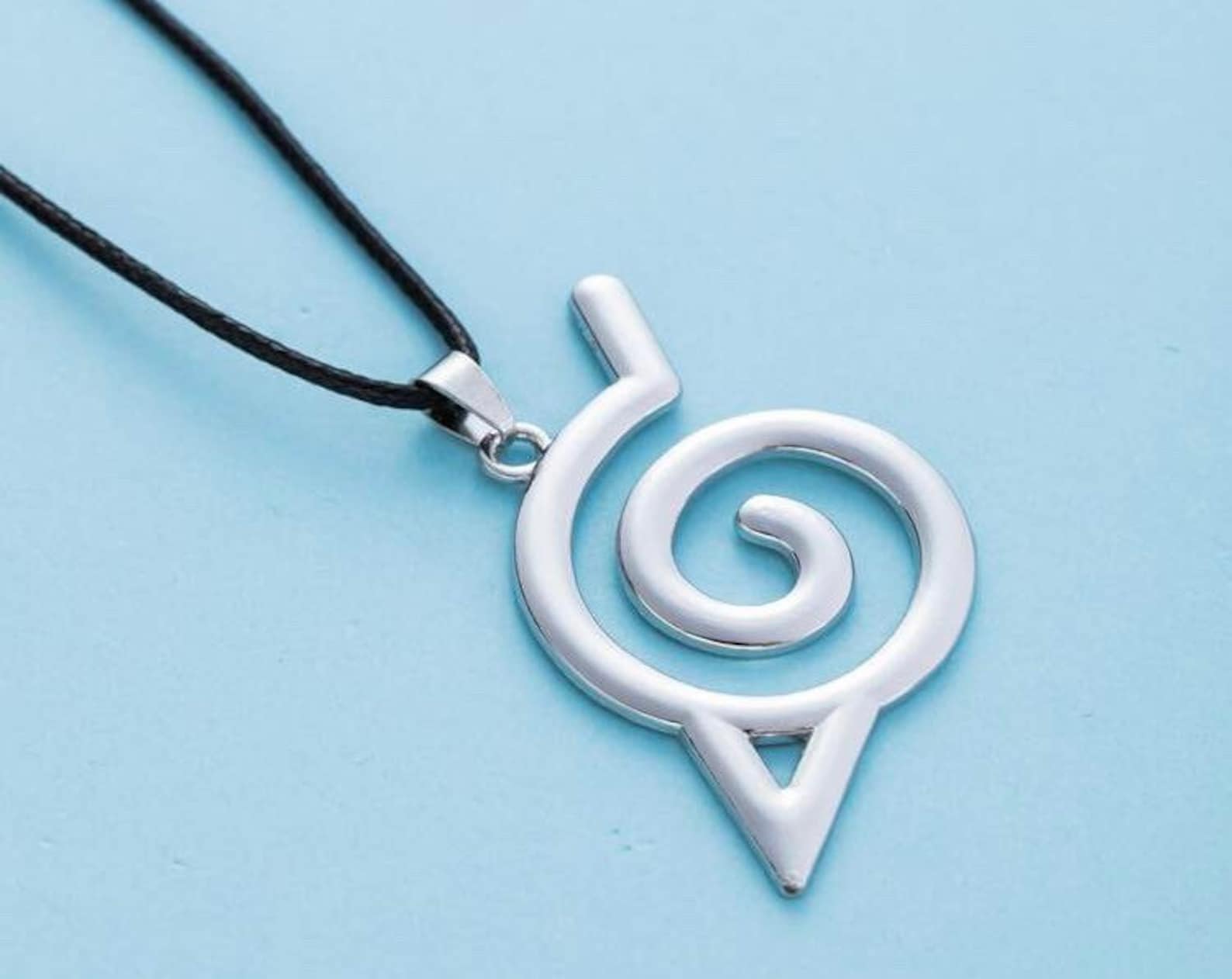Naruto Pendant Necklace Boruto Hidden Leaf Konoha Etsy