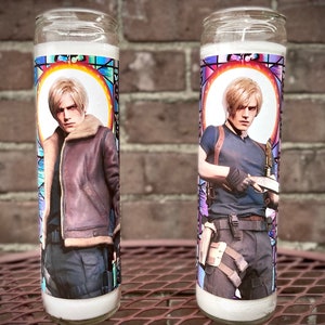 Leon S. Kennedy Prayer Candle - Remake - Los Illuminados - Las Plagas