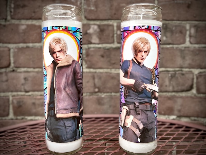 Leon S. Kennedy Prayer Candle Resident Evil 4 Remake Los Etsy UK
