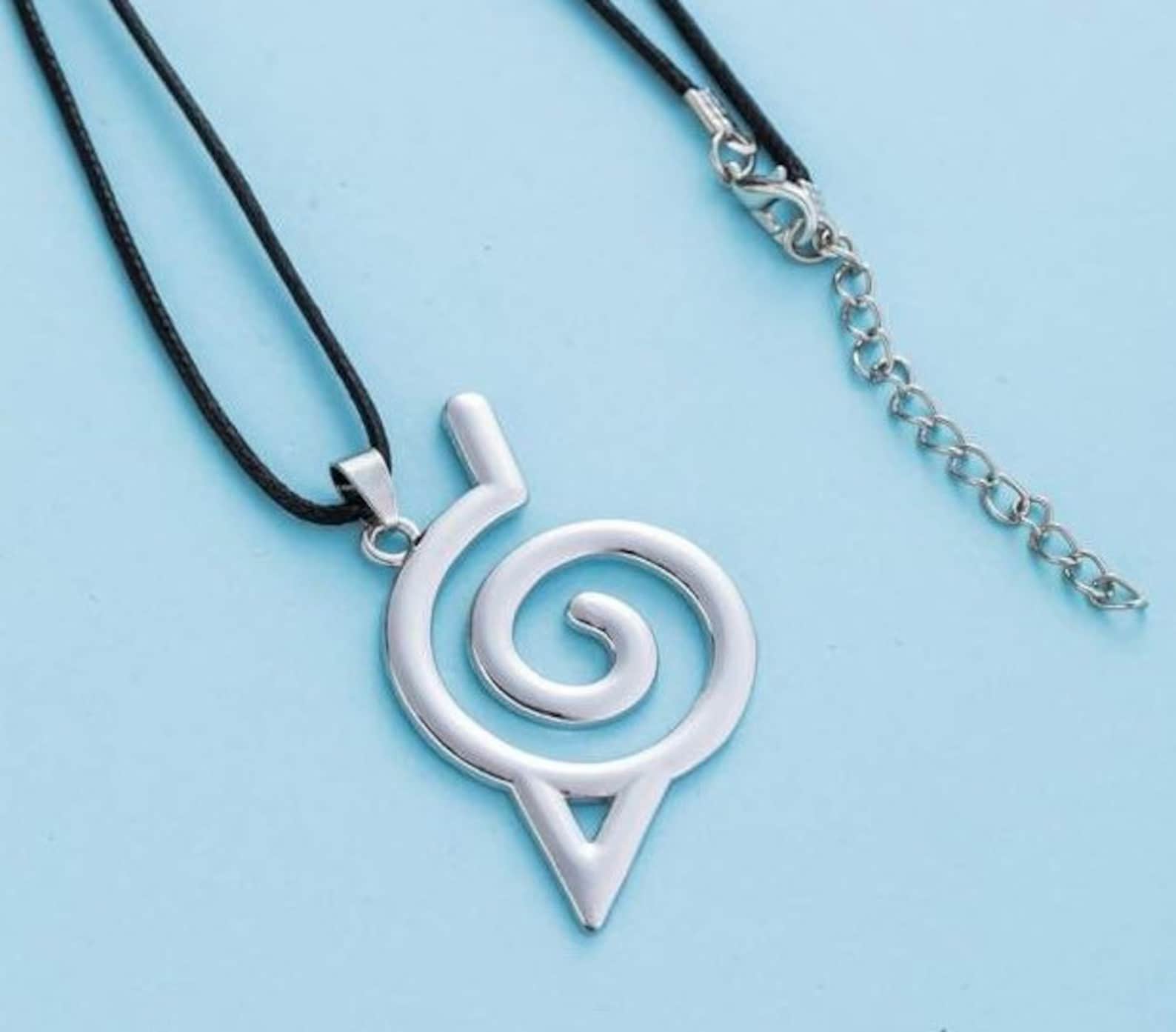 Naruto Pendant Necklace Boruto Hidden Leaf Konoha Etsy