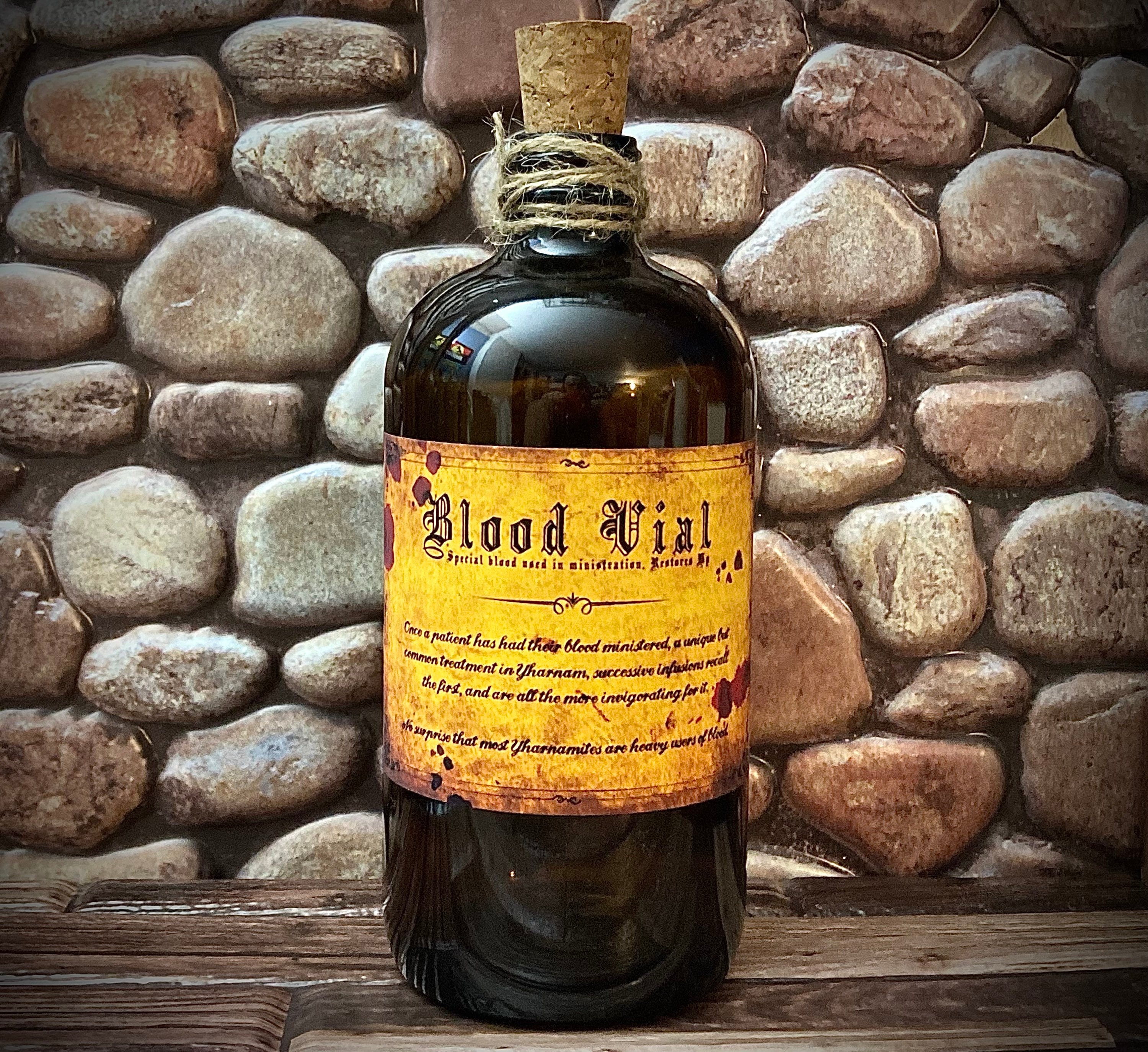 Bloodborne Blood Vial Replica Apothecary Bottle Cosplay Etsy