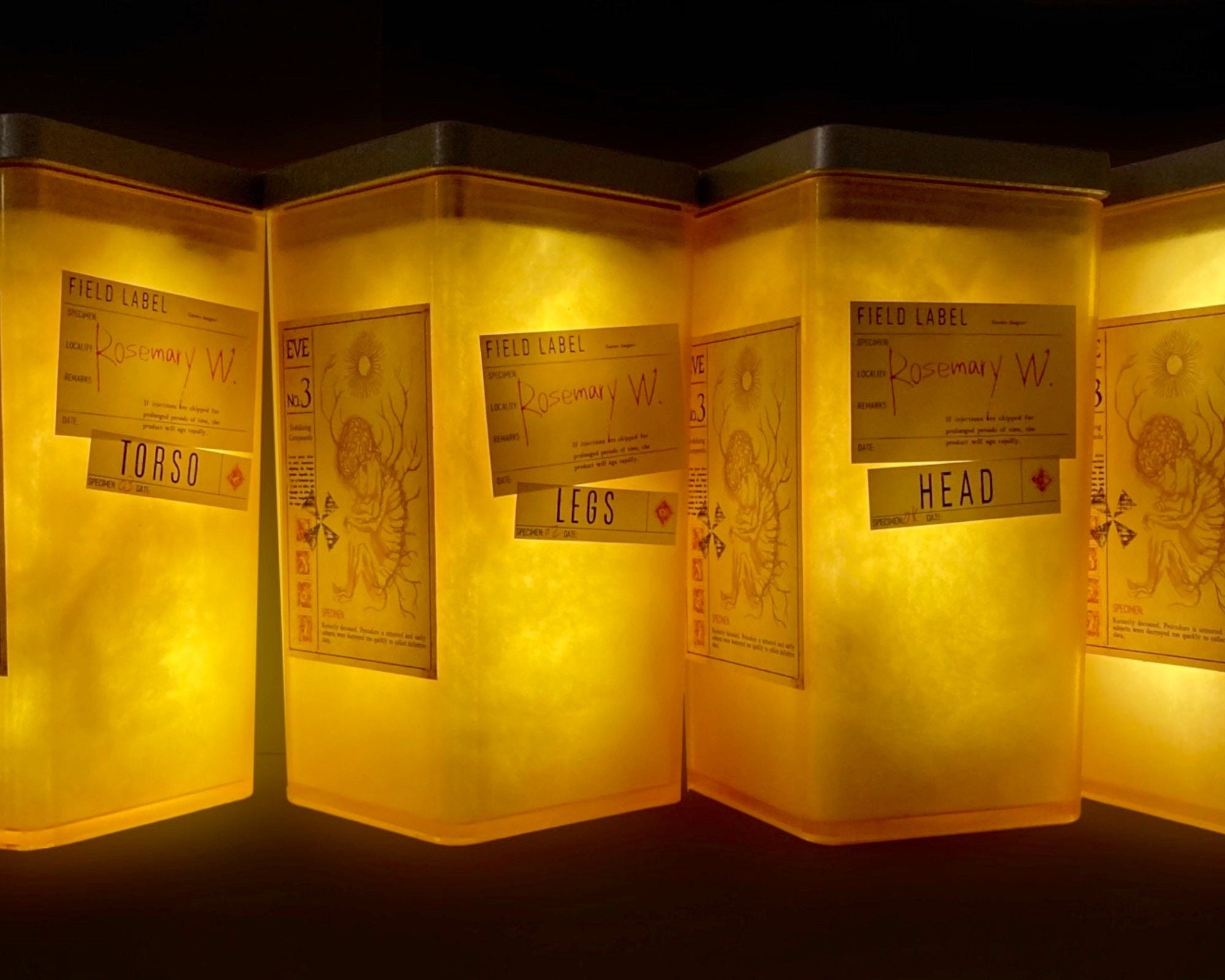 Resident Evil Village Lamp Flask Replicas Arms Legs Etsy