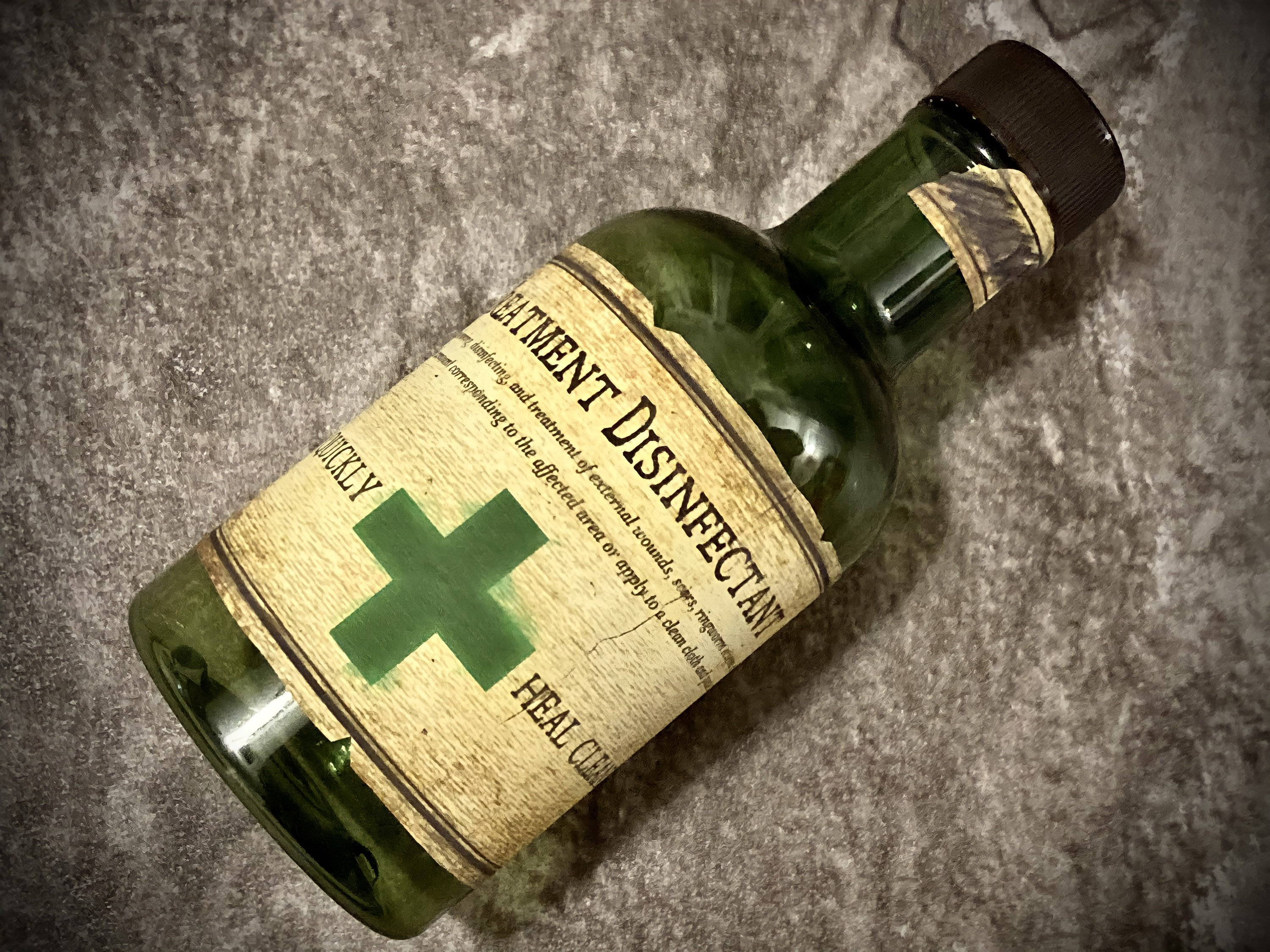 First Aid Bottle Plastic Apothecary Vial Health Potion Etsy