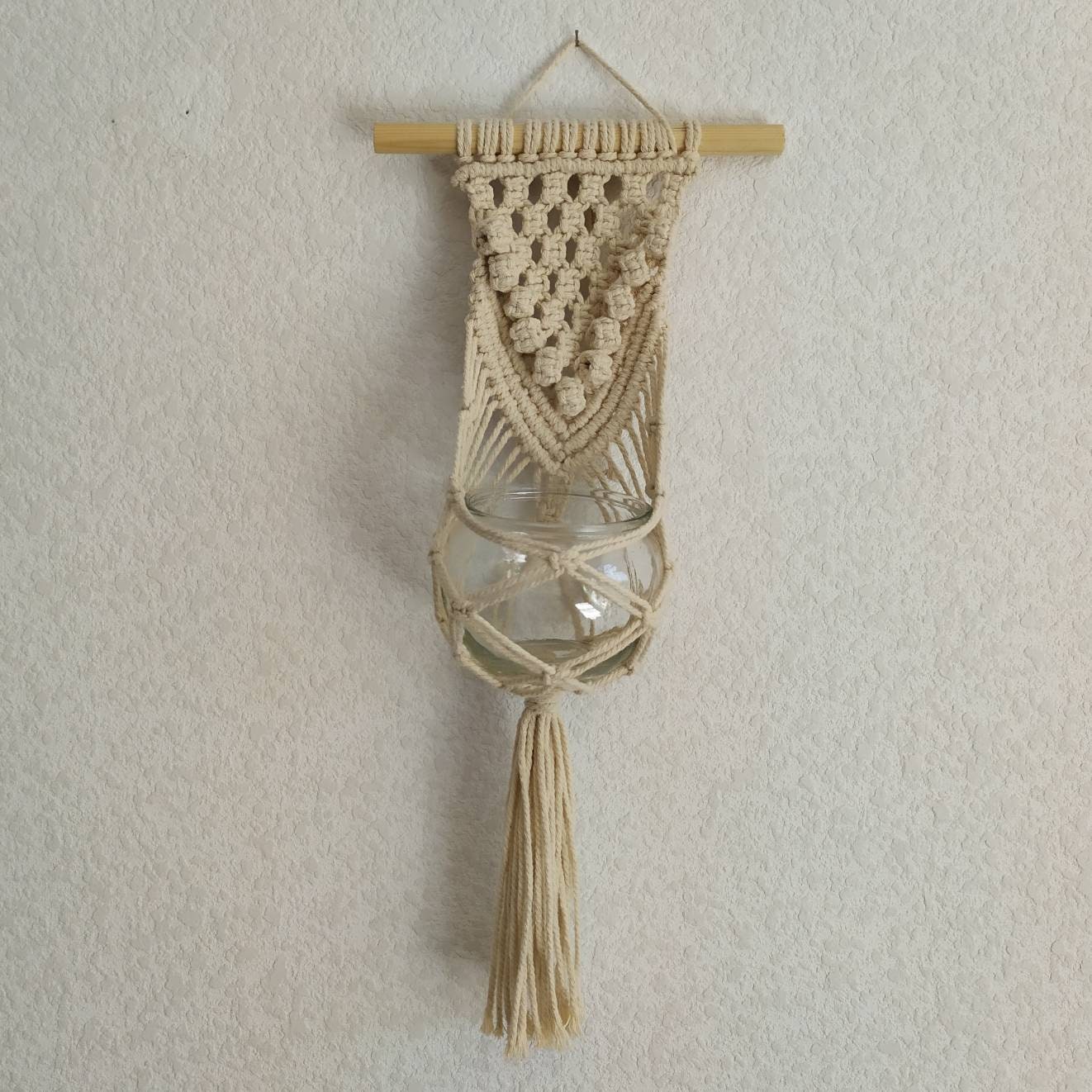 Support Plante Macramé