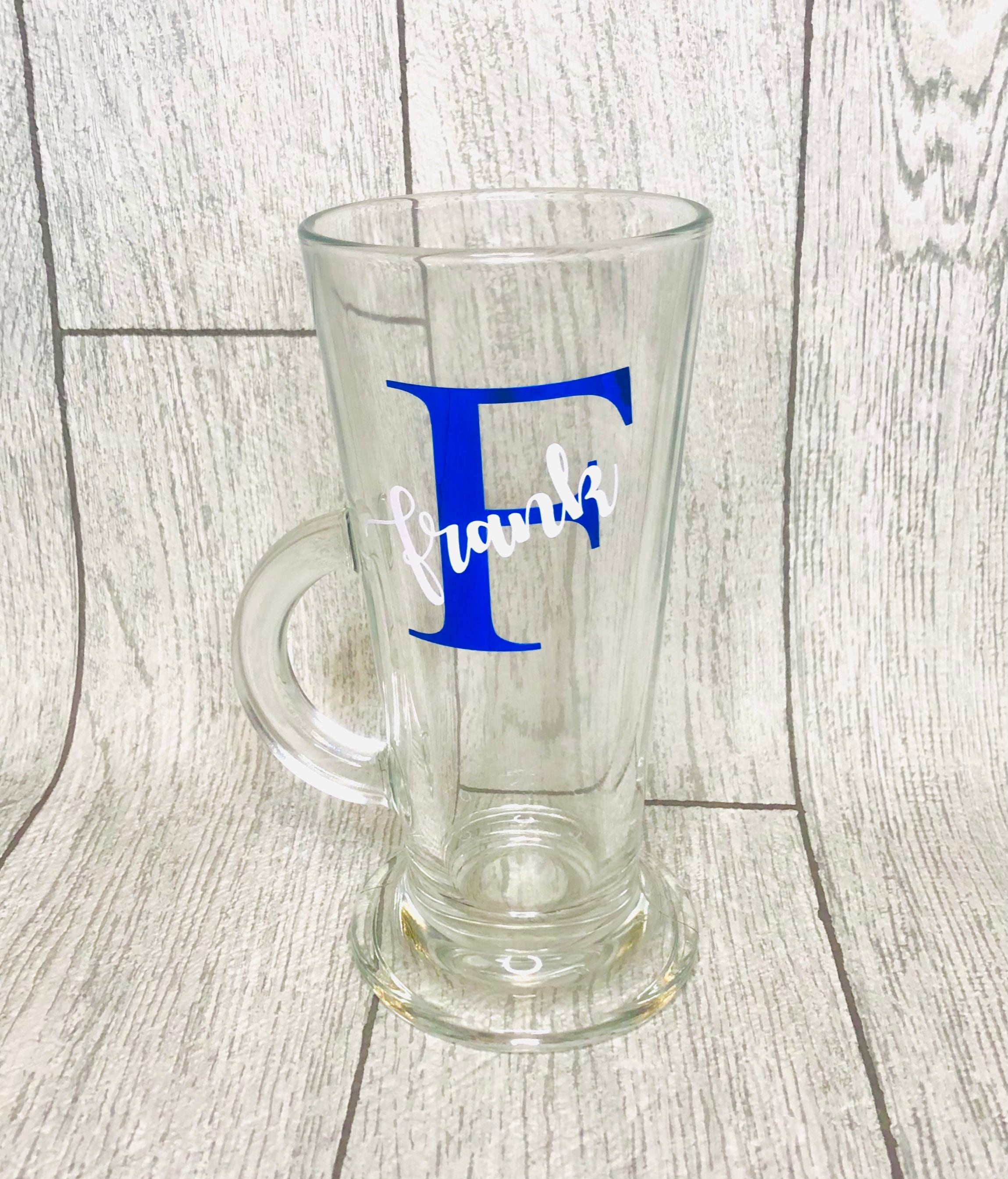 Personalised Hot Chocolate Glass Latte Mug Gift Set Chocolate | Etsy