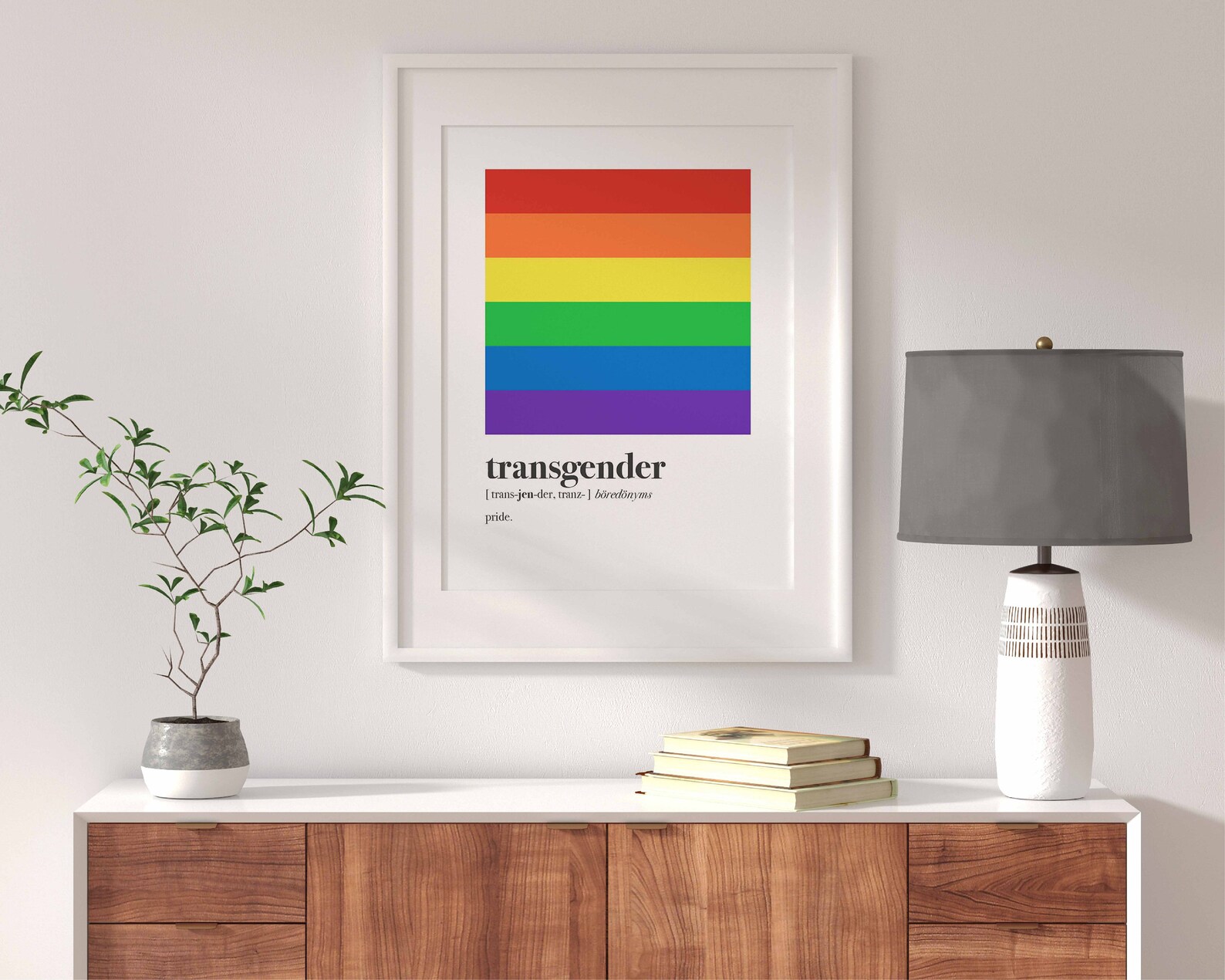 Transgender Pride Trans Pride Print LGBTQ Poster | Etsy
