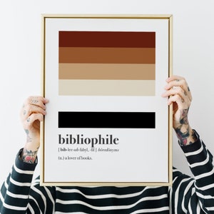 Bibliophile, Definition Print, INSTANT PRINTABLE DOWNLOAD, Dictionary Wall Art, Book Lovers Gift, Minimalist Poster, Wall Decor Printable