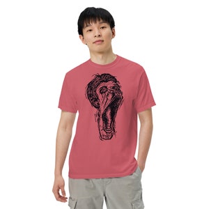 German Expressionist Woodcut T-shirt