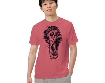 German Expressionist Woodcut T-shirt