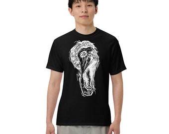 White German Expressionist Woodcut T-Shirt