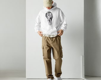 German Expressionist Woodcut Hoodie