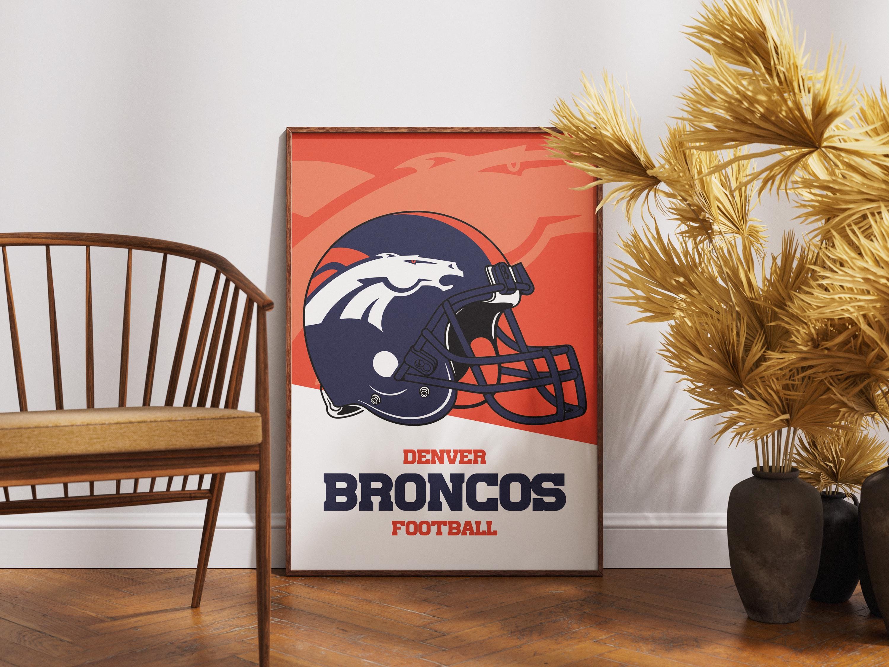 Fan Creations Denver Broncos Man Cave Schild – Buntes Wandschild Für Echte Fans