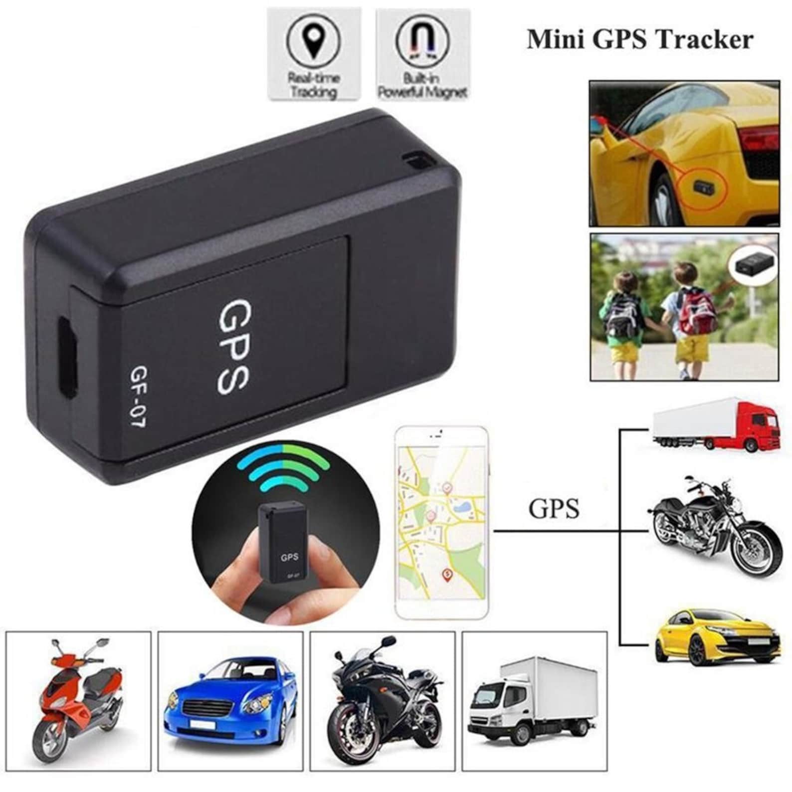 Mini GPS rastreador localizador de coches en tiempo real Etsy