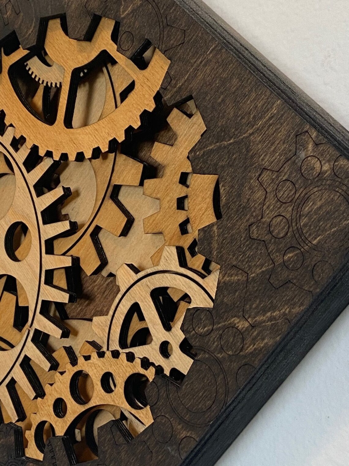 Gear Box Lasercut Wood Art Handcrafted Art Art Etsy Singapore