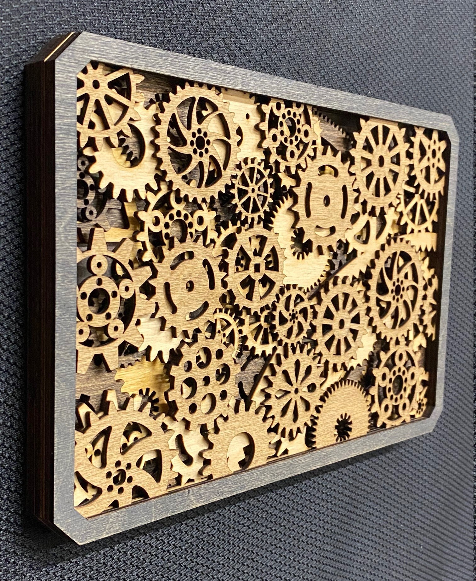 Rustic Wood Wall Art, Reclaimed Wood Art, 3D Wood Wall Art