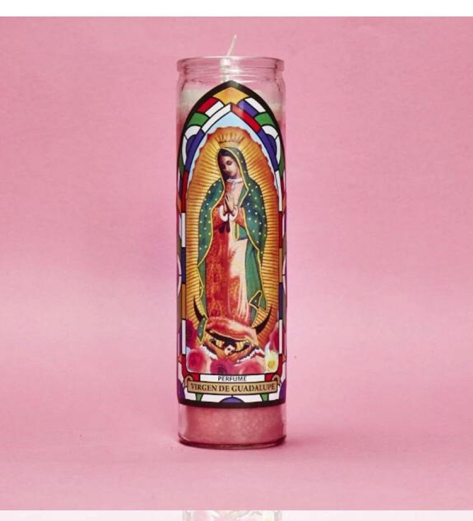 Our Lady Of Guadalupe Prayer Candles Virgen De Guadalupe 3 Etsy