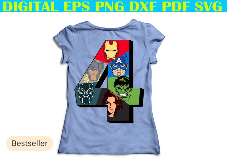 Download Digital Cut File Svg Dxf Png Eps Dxf Cricut Design Marvel Avengers Comic Super Heroes 4th Birthday Svg Digital Download File Prints Art Collectibles Delage Com Br