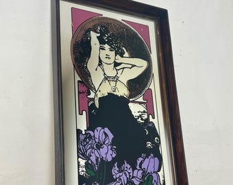 Alphonse Mucha Style Art Noveau Au Quartier Latin Advertising