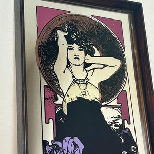 Amethyst is a famous Art Nouveau lithograph created by the Czech artist Alphonse Mucha in 1900. It is one of four works in his acclaimed "The Precious Stones" series, where each panel features a woman personifying a specific gemstone.