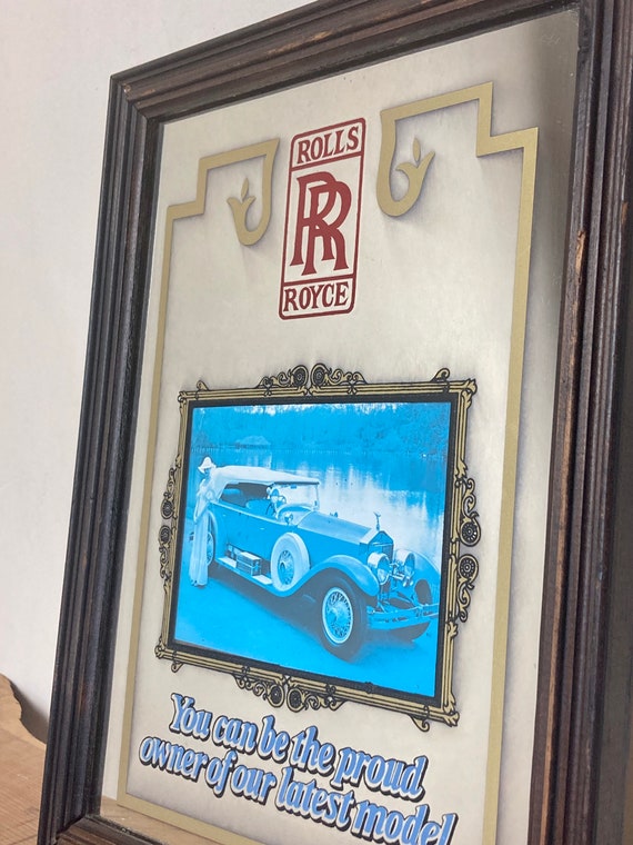 Great Vintage Rolls Royce Mirror, Automotive, Car, Retro
