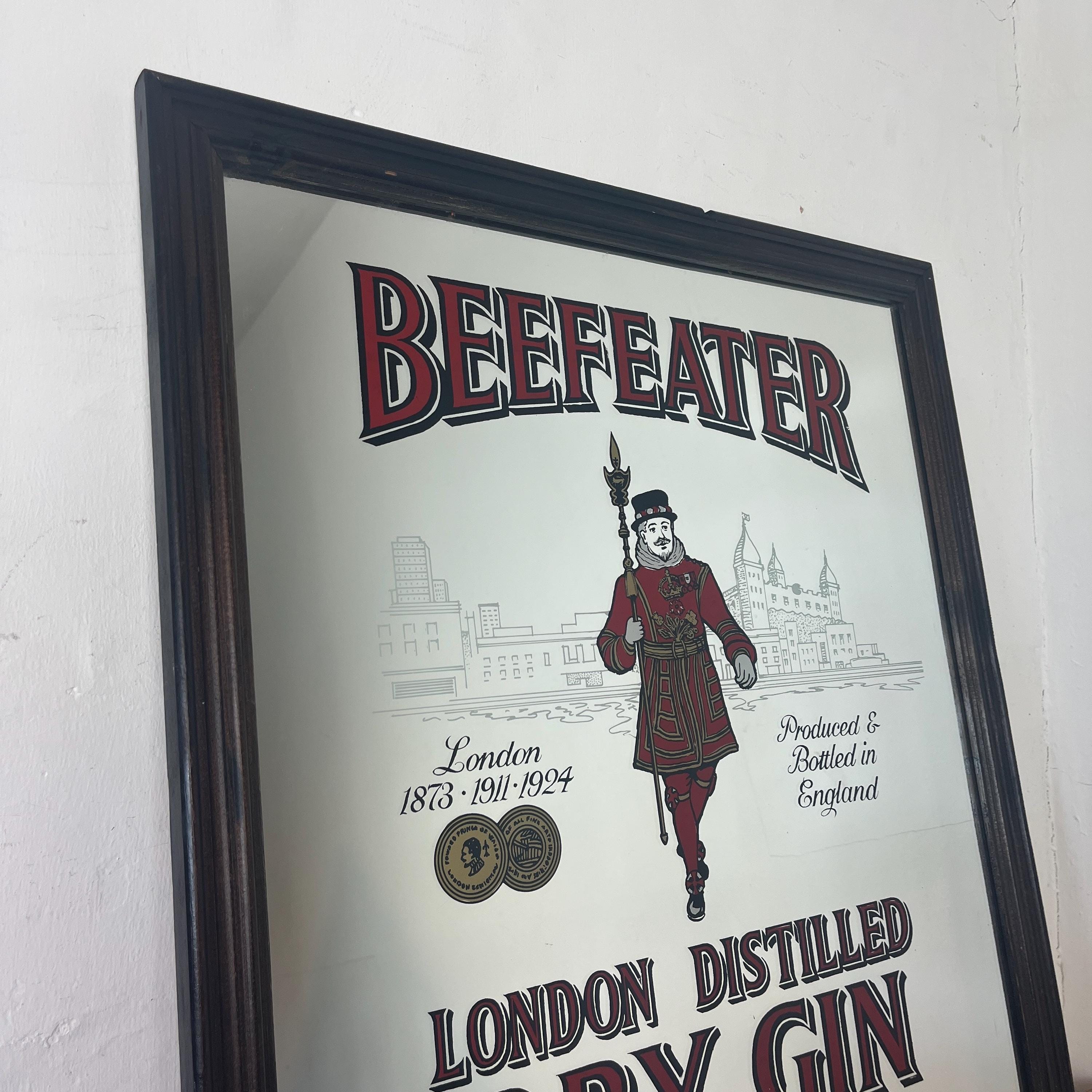 ヴィンテージ ビーフィーター ジン ミラー: ロンドン ドライ ジンの