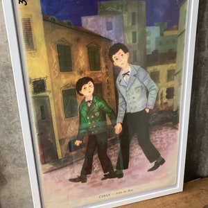 Manifesto originale d'epoca del socialismo, immagine, fuori dal buio, cartello retrò, regalo unico, arte decorativa, pannello storico, pezzo da collezione "Paura