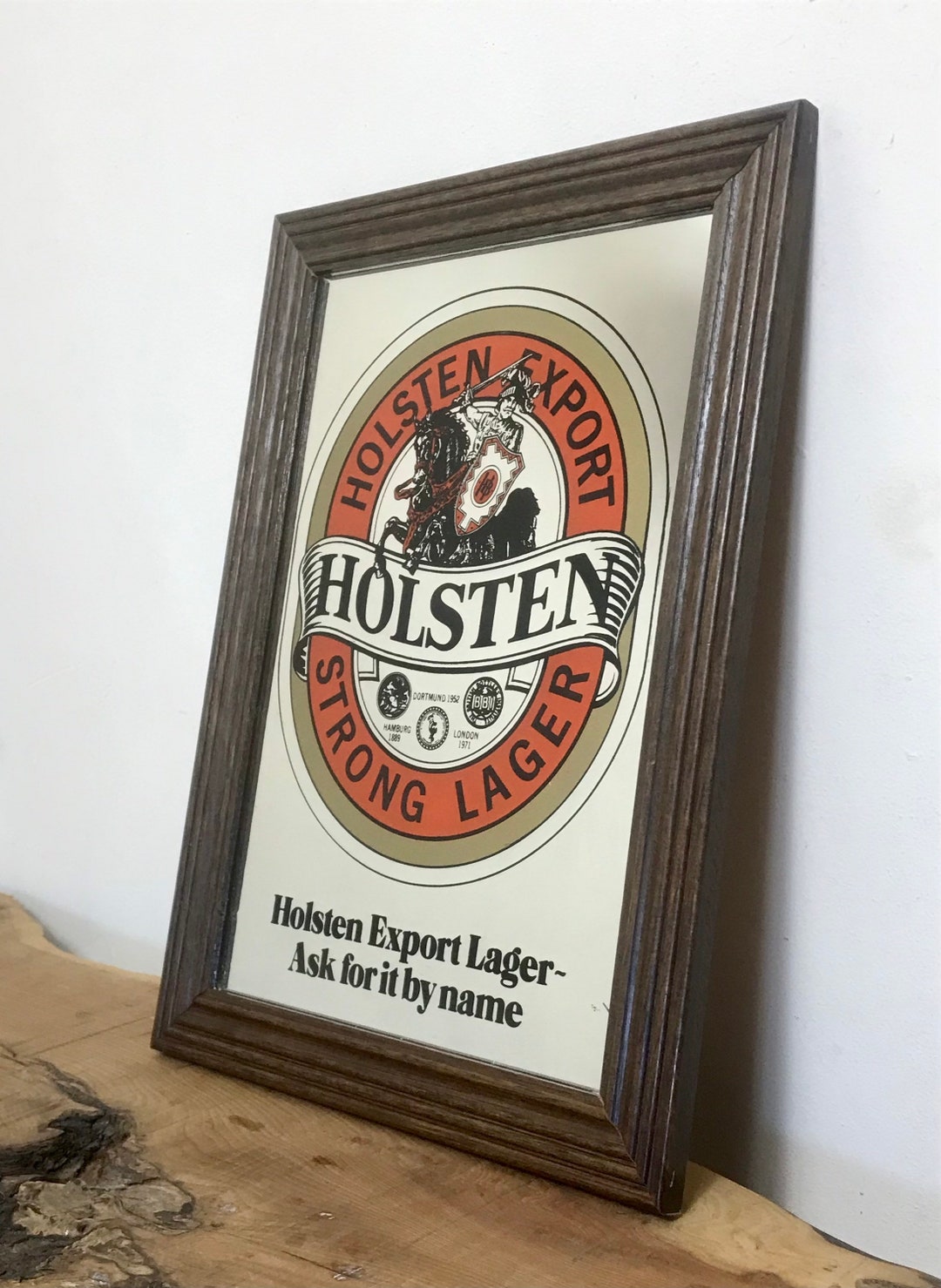 Holsten Export Vintage Mirror Lager Beer Germany Pub Mirror Etsy UK