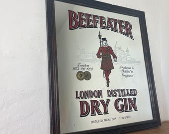【希少】BEEFEATER  DRY GINアンティーク　パブミラー 希少】BEEFEATER DRY GINアンティーク パブミラー - メルカリ